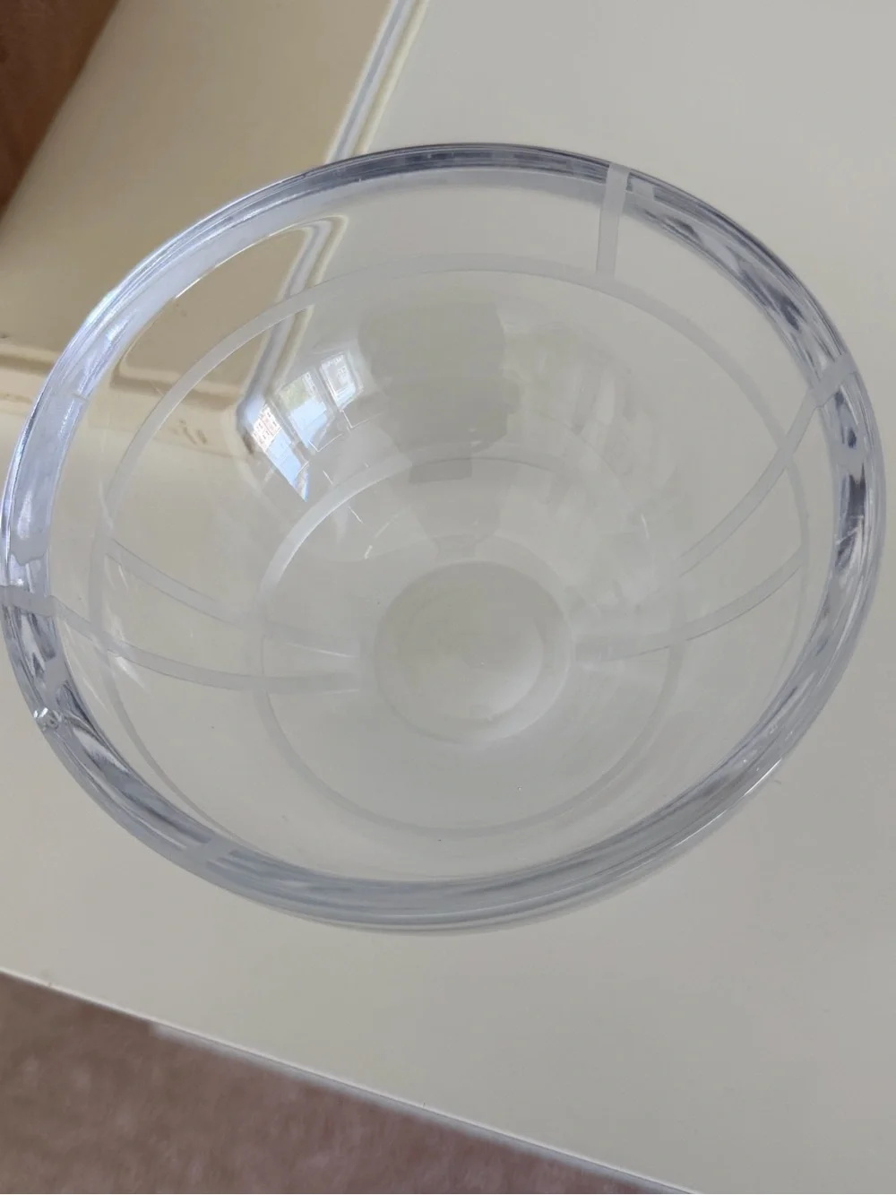 Kate Soade Clear Glass Bowl - Transparent